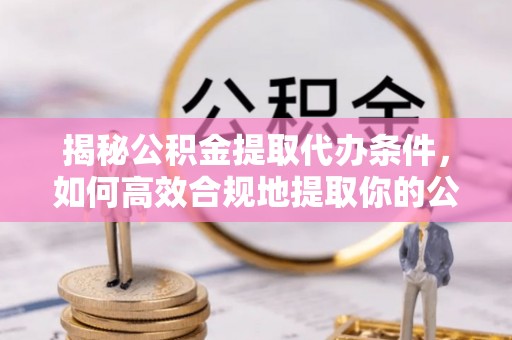 贵池揭秘公积金提取代办条件，如何高效合规地提取你的公积金