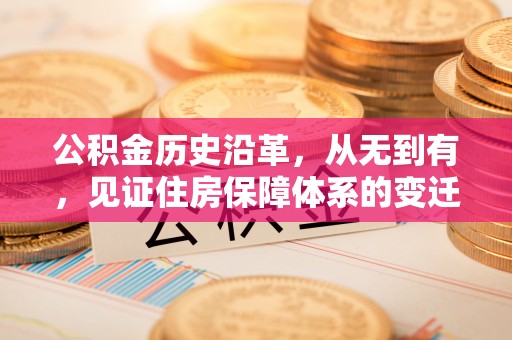 贵池公积金历史沿革，从无到有，见证住房保障体系的变迁
