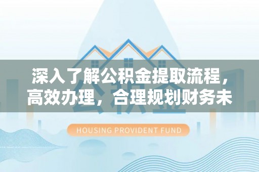 贵池深入了解公积金提取流程，高效办理，合理规划财务未来