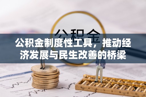 贵池公积金制度性工具，推动经济发展与民生改善的桥梁