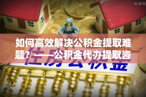 贵池如何高效解决公积金提取难题？——公积金代办提取咨询服务全解析