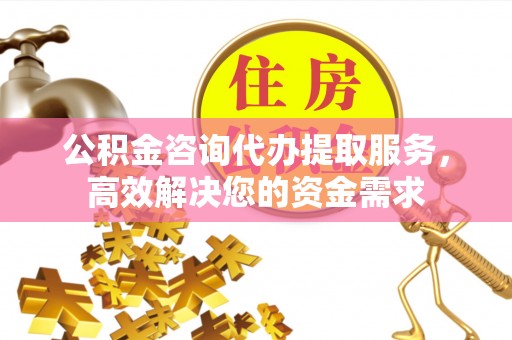 贵池公积金咨询代办提取服务，高效解决您的资金需求