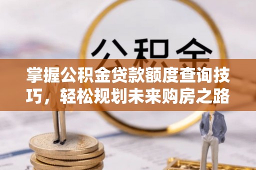 贵池掌握公积金贷款额度查询技巧，轻松规划未来购房之路