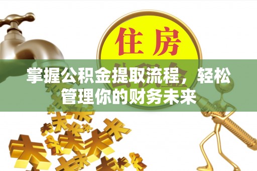 贵池掌握公积金提取流程，轻松管理你的财务未来