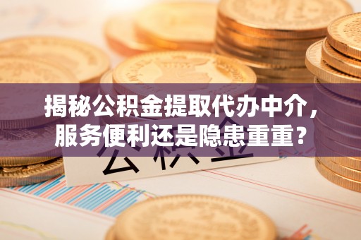 贵池揭秘公积金提取代办中介，服务便利还是隐患重重？