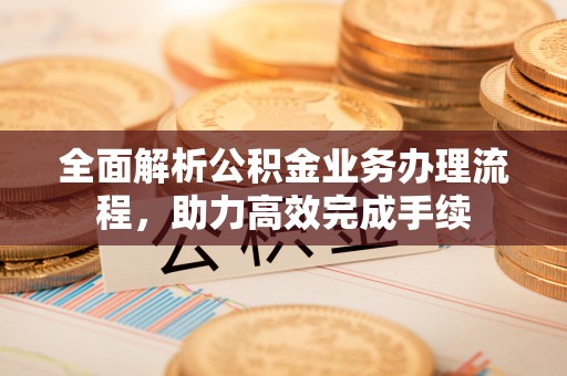 贵池全面解析公积金业务办理流程，助力高效完成手续