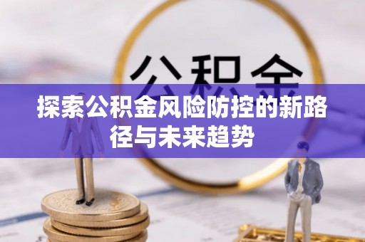 贵池探索公积金风险防控的新路径与未来趋势