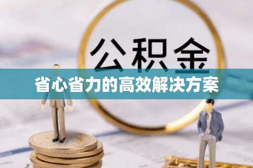 贵池省心省力的高效解决方案