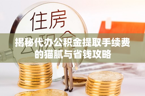 贵池揭秘代办公积金提取手续费的猫腻与省钱攻略