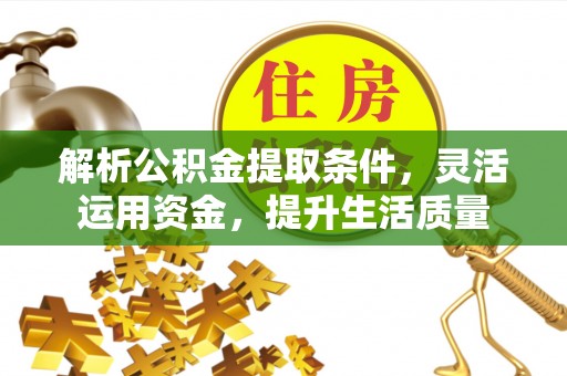 贵池解析公积金提取条件，灵活运用资金，提升生活质量