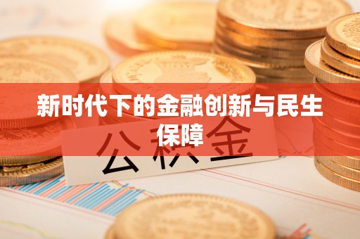 贵池新时代下的金融创新与民生保障